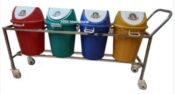 Soiled Linen Trolley & Waste Bin Trolley